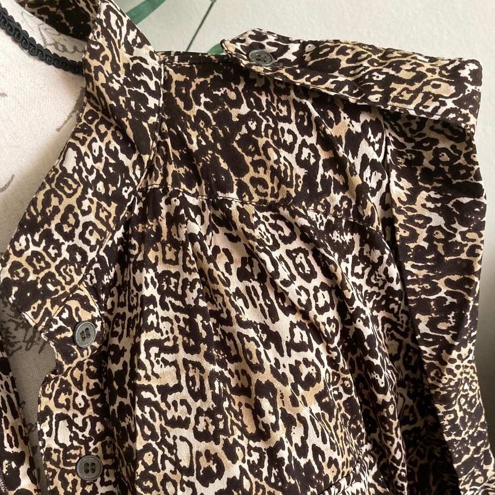 Leopard print dress